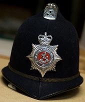 Has anyone looked under this police helmet for the missing memory stick?