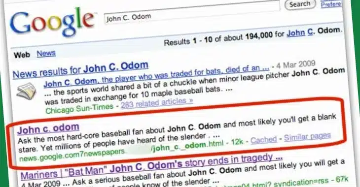 Hackers disguise malware as Google News report of baseball death