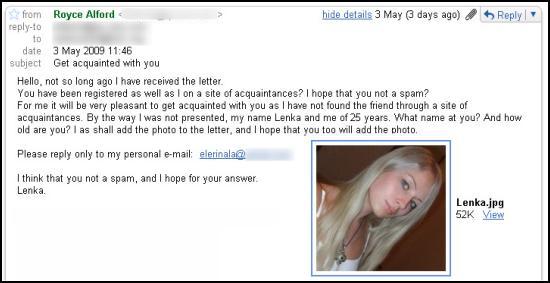 Is this email from Royce?