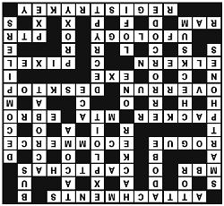 Crossword solution