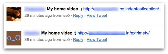 Compromised Twitter accounts posting links Compromised Twitter accounts posting links