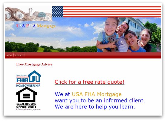 Mortgage website promoted by Twitter spam