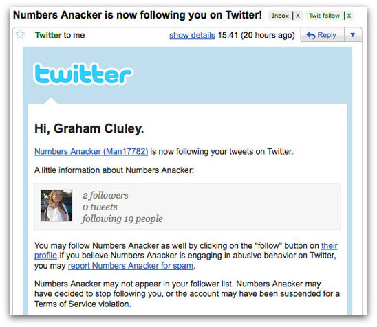 Sexy Twitter spammer Sexy Twitter spammer