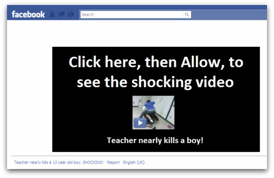 Facebook application