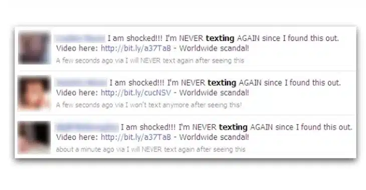Never Texting Again: Facebook rogue app spreading quickly