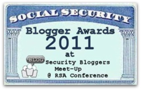Social Security blogger awards Social Security blogger awards