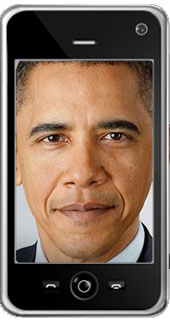Barack Obama mobile phone