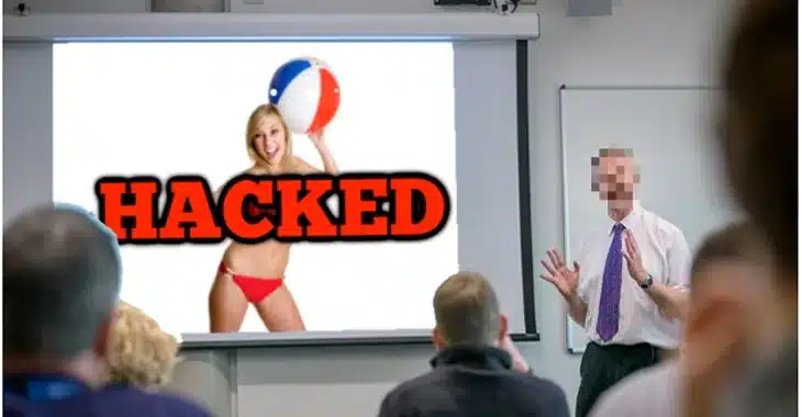 Fired IT manager hacks into CEO’s presentation, replaces it with porn