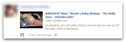 AWESOME Video Nicole's Baby Kicking - The Belly View - Unbelievable