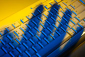 Shadowy keyboard. Image from Shutterstock
