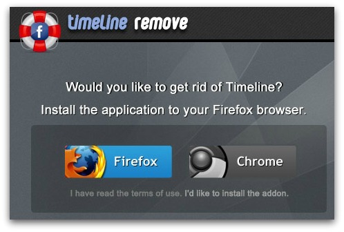 Timeline remove website