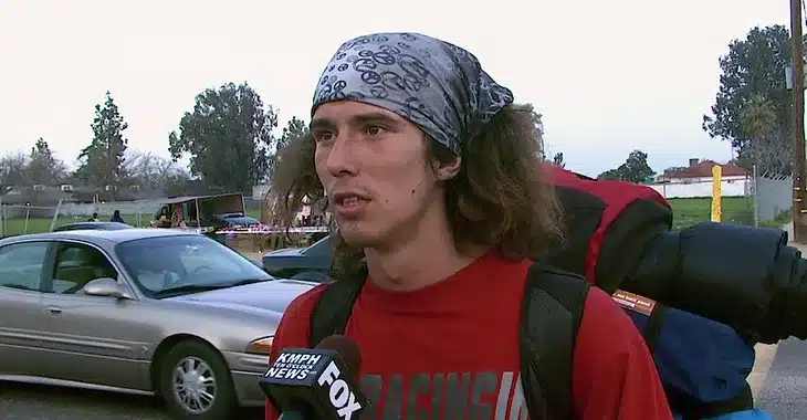 Kai, the hatchet-wielding hitchhiker, tells all but his name [VIDEO]