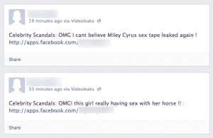 Miley Cyrus’s sex tape scam rides again on Facebook • Graham Cluley