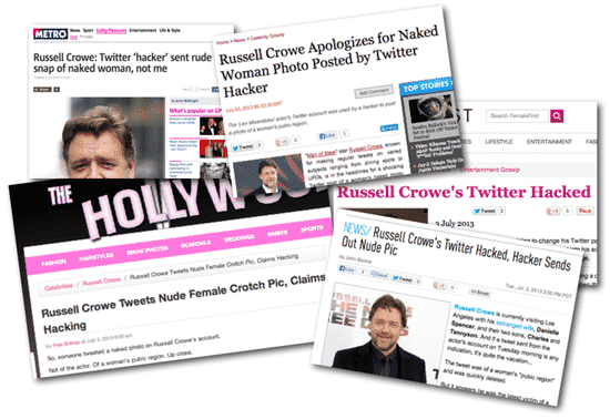 Russell Crowe headlines