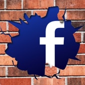 Facebook brick wall