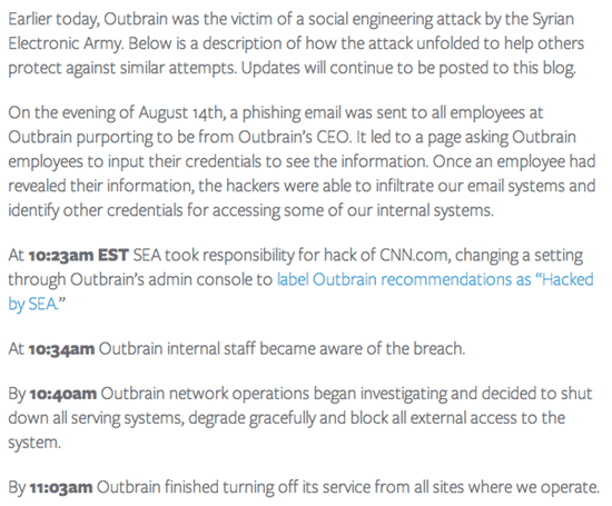 How Outbrain was hacked