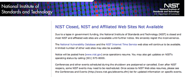 NIST website