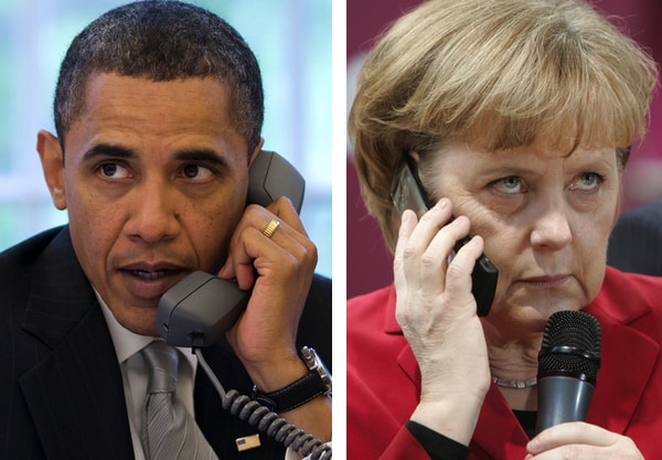 Barack Obama, Angela Merkel