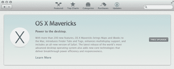 Mac OS  X Mavericks