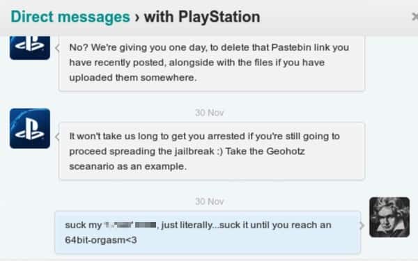 PlayStation 4 abuse