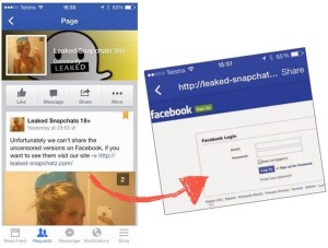 Facebook users warned of leaked Snapchat photos phishing threat
