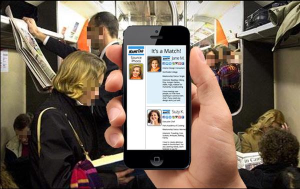 Facial recognition on commute
