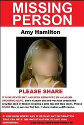 Hoax missing person poster