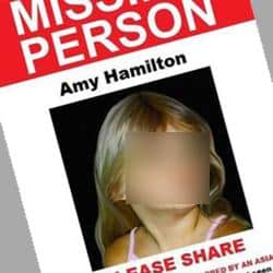 ‘Missing Amy Hamilton’ poster spread on Facebook and Twitter is a racist hoax
