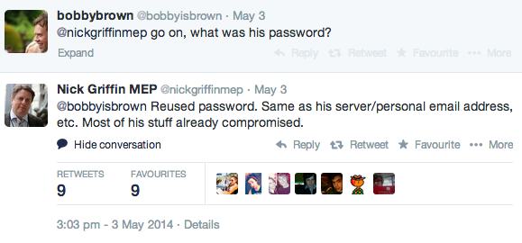 Password conversation