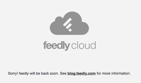 Feedly is down