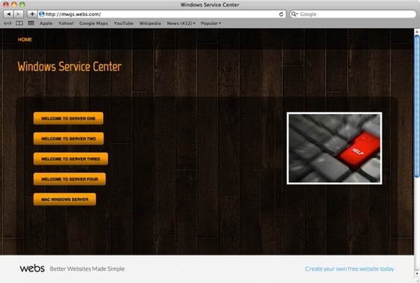 Windows Service Center
