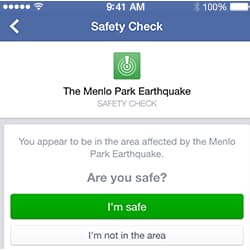Safety Check – a new Facebook tool that hopefully you’ll never have to use