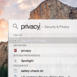 Spotlight Suggestions in OS X Yosemite and iOS. Are you staying private?