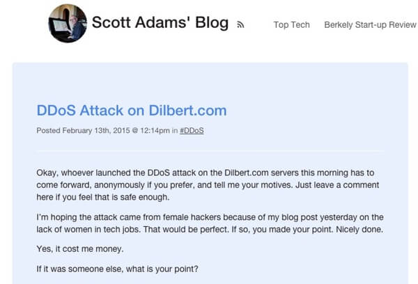 Scott Adams blog post