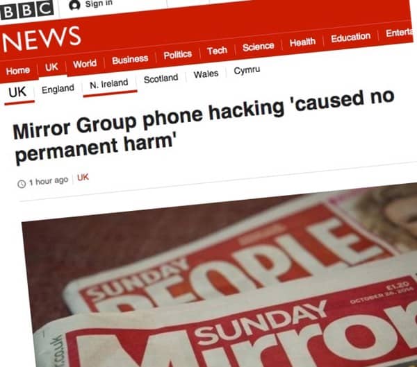 Mirror hacking headline