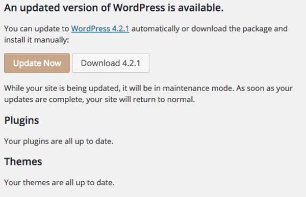 WordPress 4.2.1