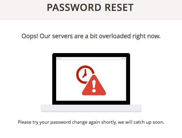 LastPass reset password
