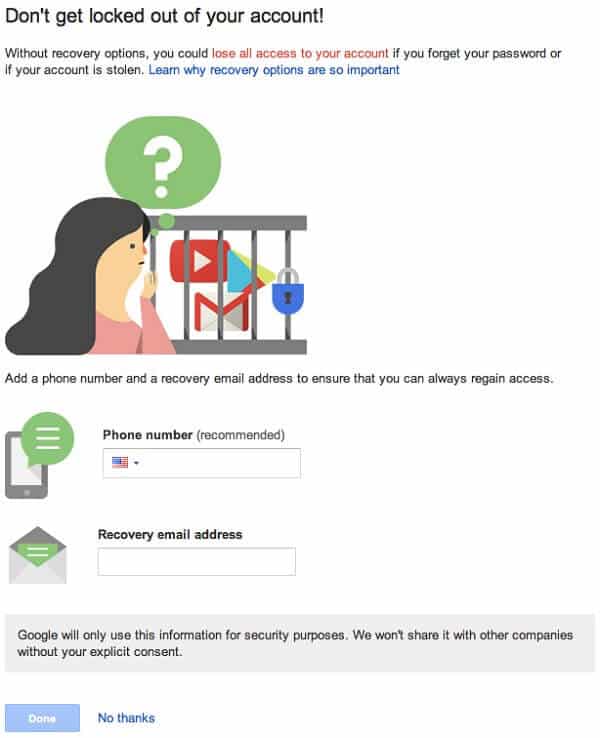 Login to Google without a password