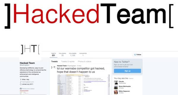 Hacked Hacking Team