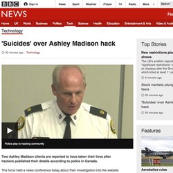 Suicide and Ashley Madison