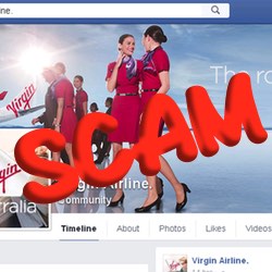 500 free Virgin Airlines flights being given away on Facebook? It’s a scam
