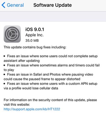 iOS 9.0.1