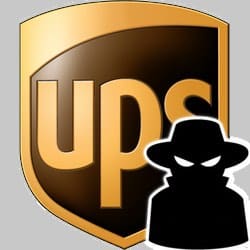 Fake UPS tracking notification email carries malware