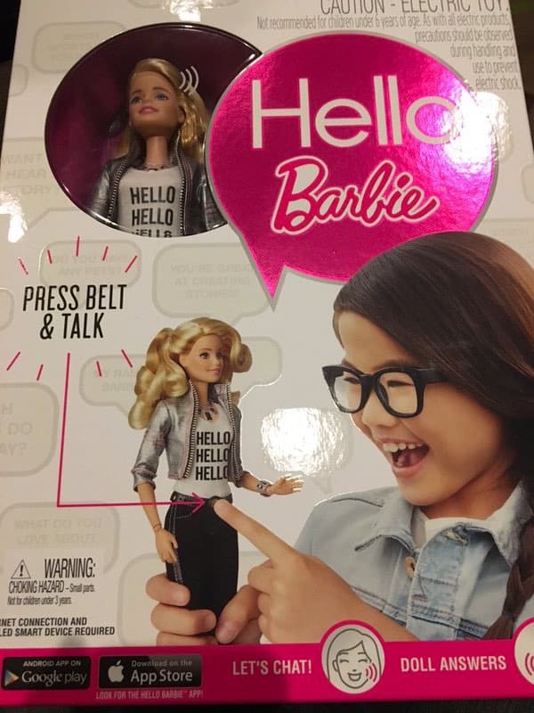 Barbie packaging