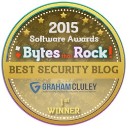 Graham Cluley wins Best Security Blog at Bytes that Rock awards
