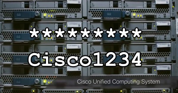 Cisco password 