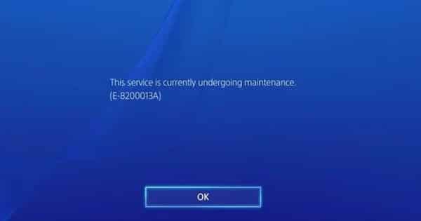 PS4 and PS3 owners were hit with this PSN error message during Monday's outage.  Source: Daily Express