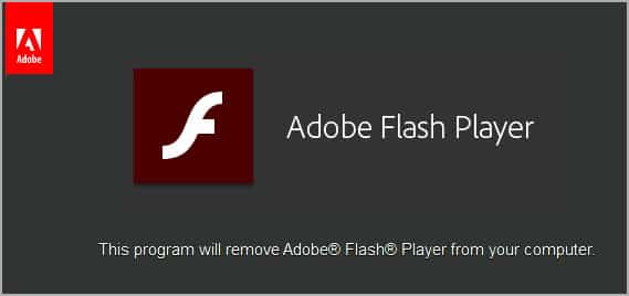 unable to uninstall adobe flash mac os x