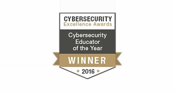Cybersecurity educator of the year